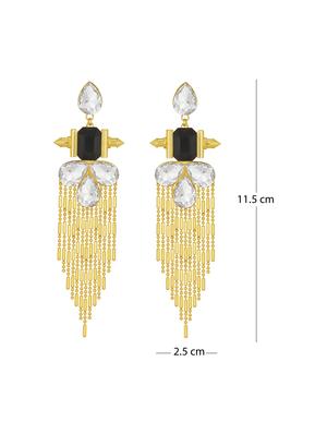 gold metal other earring - 16016833 - Standard Image - 2
