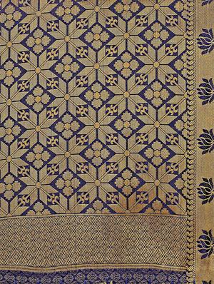 Zari kanjivaram saree with blouse - 16016987 - Standard Image - 2