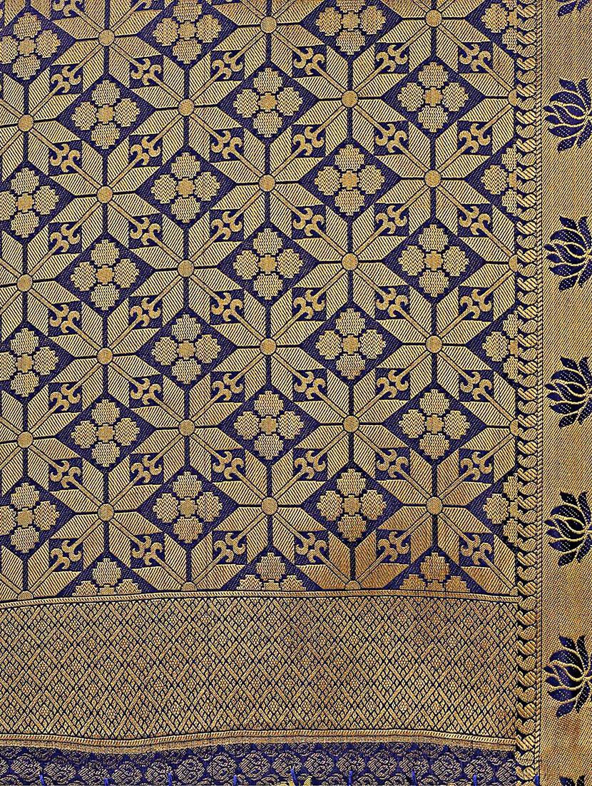 Zari kanjivaram saree with blouse - 16016987 - Zoom Image - 2