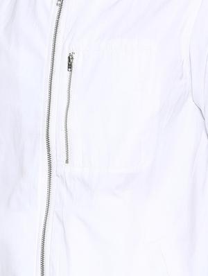 white polyester blend casual shirt - 16019669 - Standard Image - 5