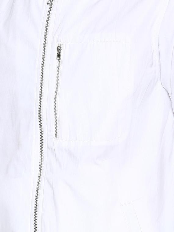 white polyester blend casual shirt - 16019669 - Zoom Image - 5