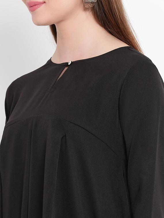 Asymmetric solid kurta salwar set - 16020298 - Zoom Image - 5