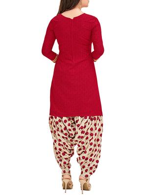 Floral printed unstitched suit - 16021301 - Standard Image - 2