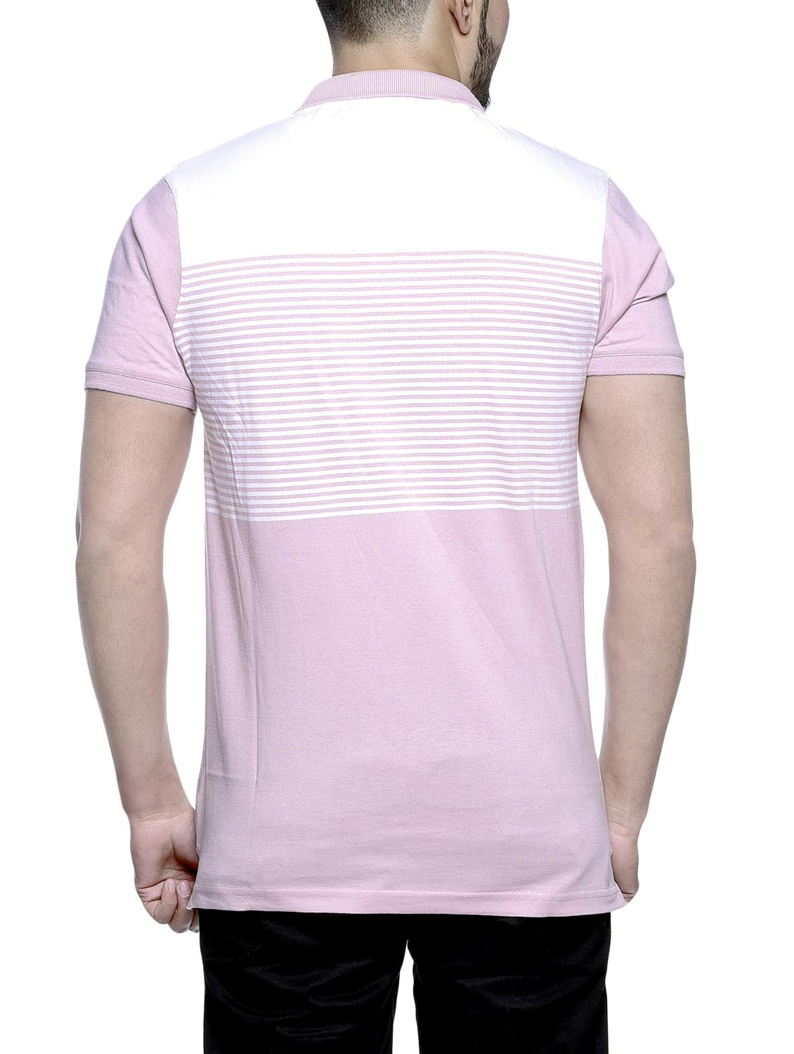 pink striped pocket tshirt - 16022289 - Zoom Image - 2