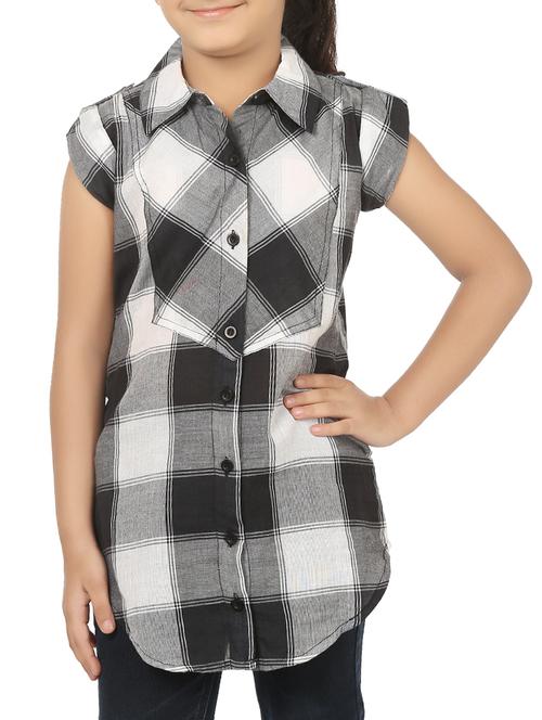 black cotton shirt - 16022406 - Standard Image - 1