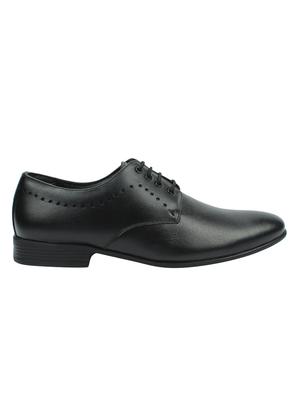 black leather lace-up derbys - 16022660 - Standard Image - 2
