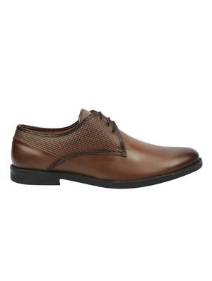 brown leather lace-up derbys - 16022663 - Standard Image - 2