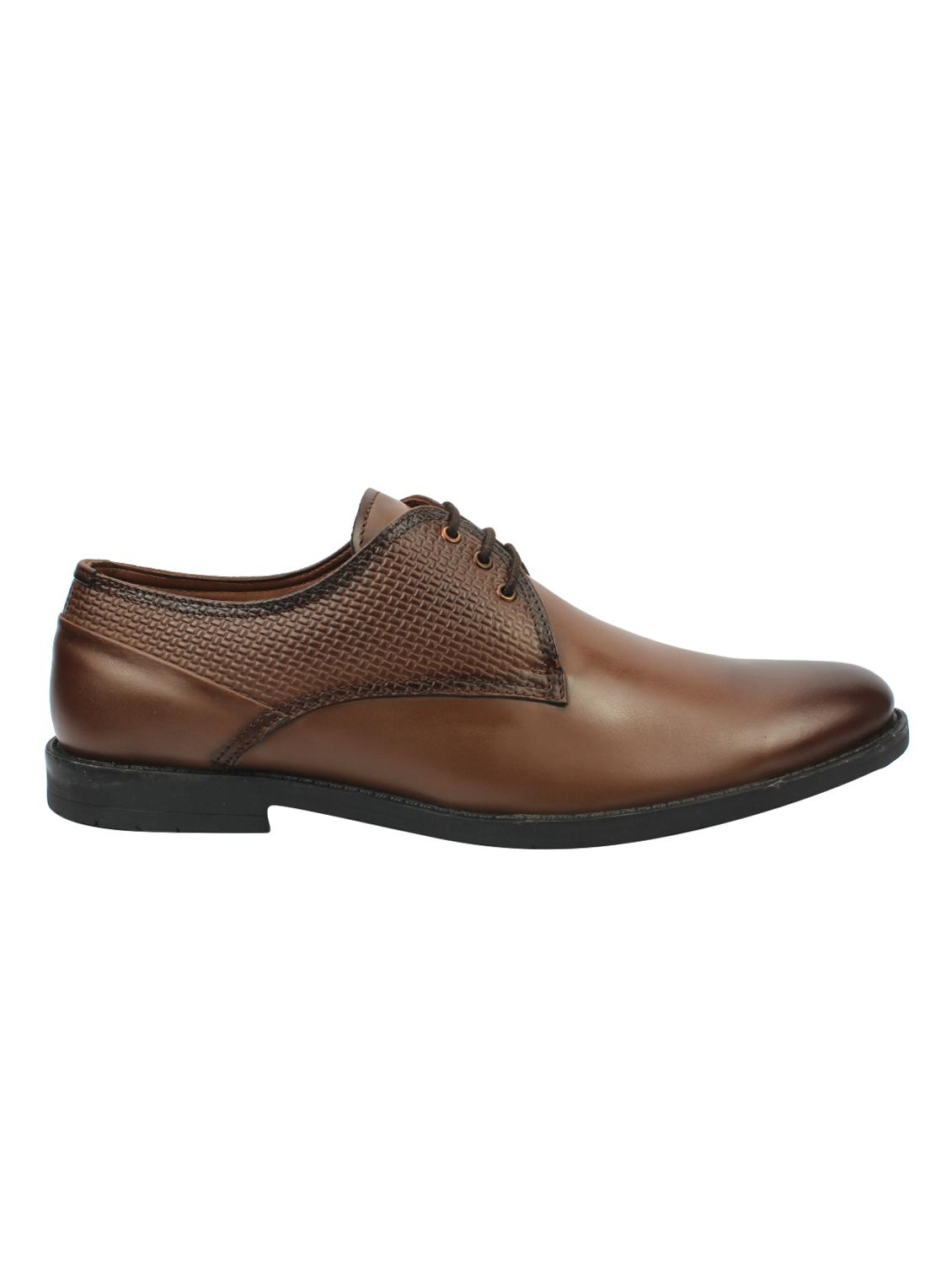 brown leather lace-up derbys - 16022663 - Zoom Image - 2