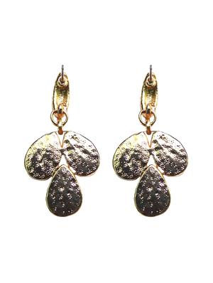 pink metal studs earring - 16022984 - Standard Image - 2