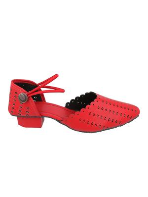 red closed back sandals - 16023150 - Standard Image - 2