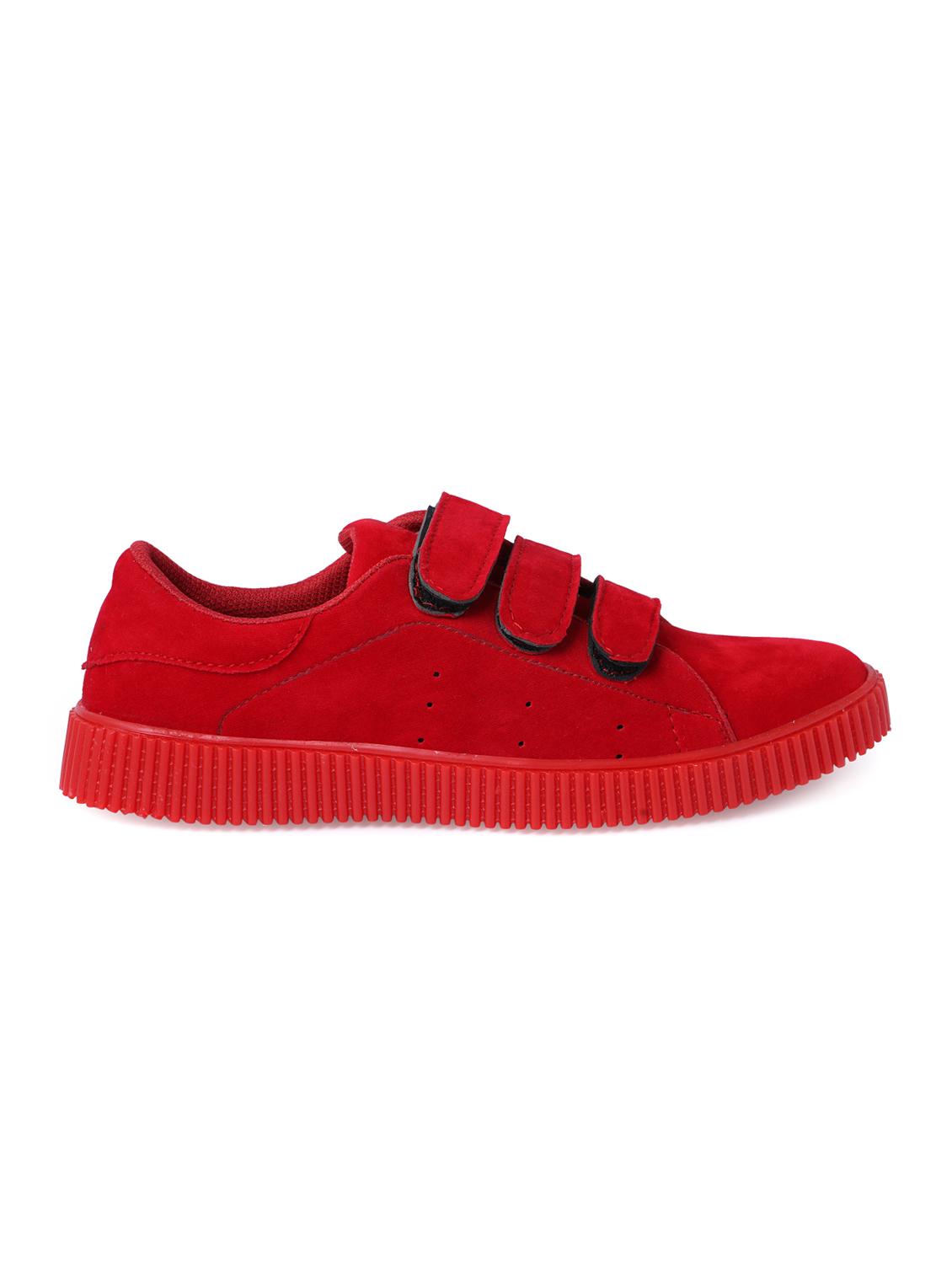 red suede slip on sneakers - 16024714 - Zoom Image - 2