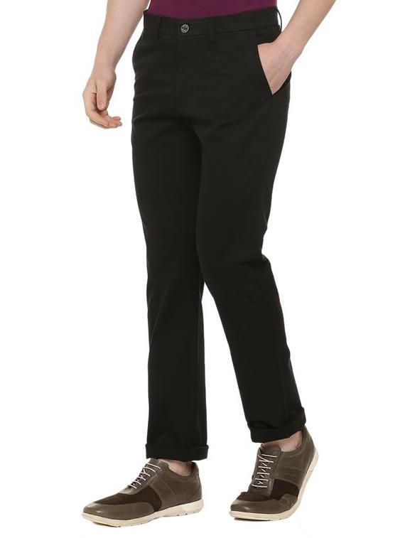 black cotton chinos - 16025648 - Zoom Image - 2
