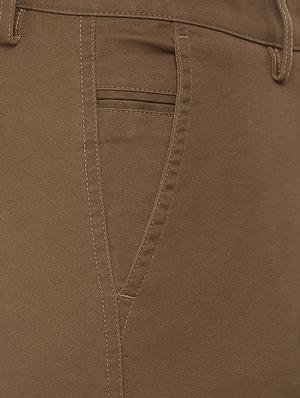 brown cotton chinos - 16025649 - Standard Image - 5