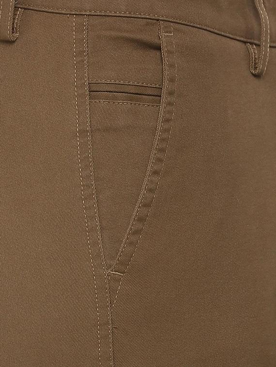 brown cotton chinos - 16025649 - Zoom Image - 5