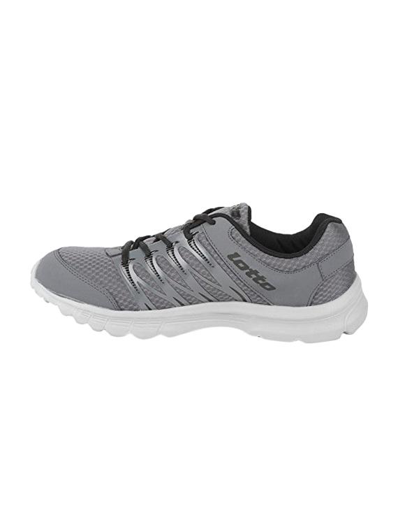 grey fabric lace up sport shoes - 16025760 - Zoom Image - 2