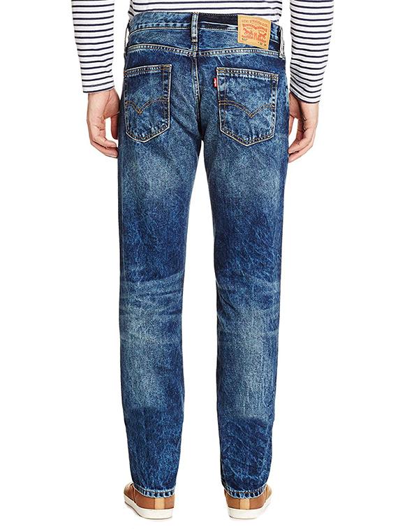 blue heavy washed jeans - 16027755 - Zoom Image - 2