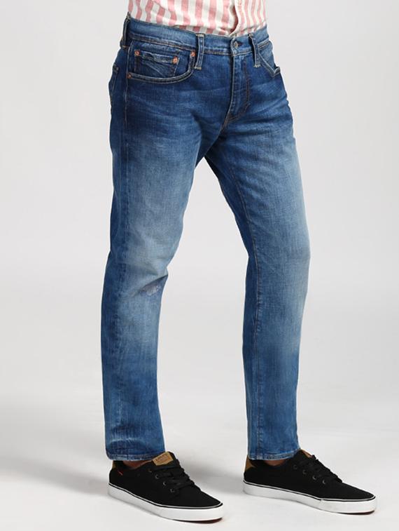 blue heavy washed jeans - 16027768 - Zoom Image - 2
