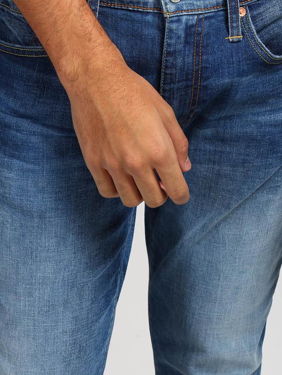 blue heavy washed jeans - 16027768 - Zoom Image - 5
