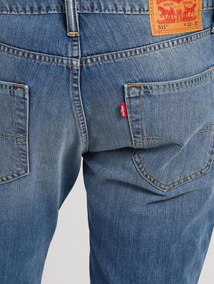 blue light washed jeans - 16027807 - Standard Image - 5