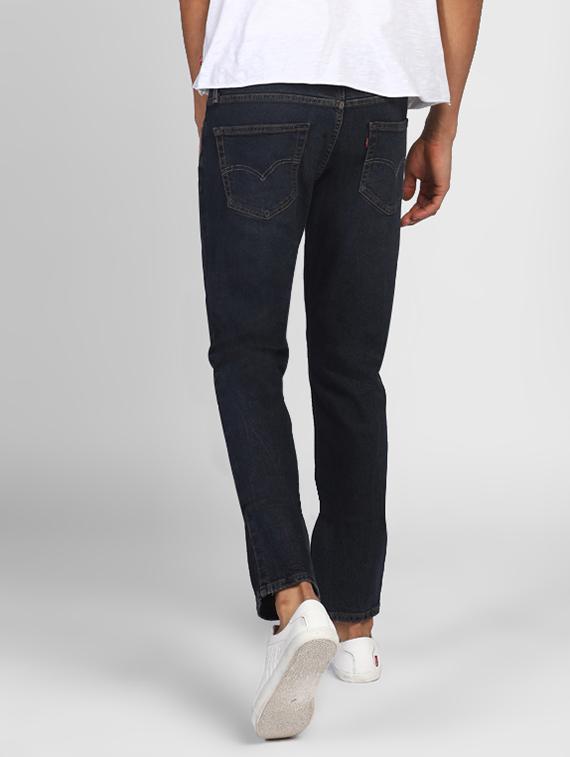 blue cotton plain jeans - 16027818 - Zoom Image - 2