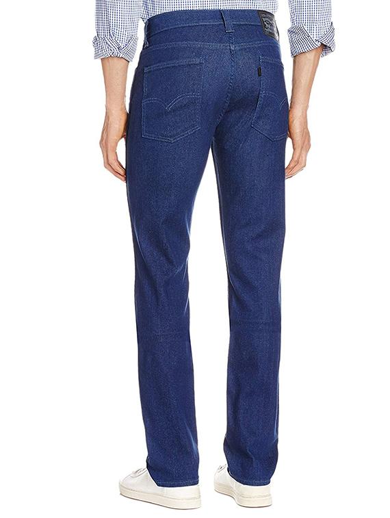 blue solid plain jeans - 16027826 - Zoom Image - 2