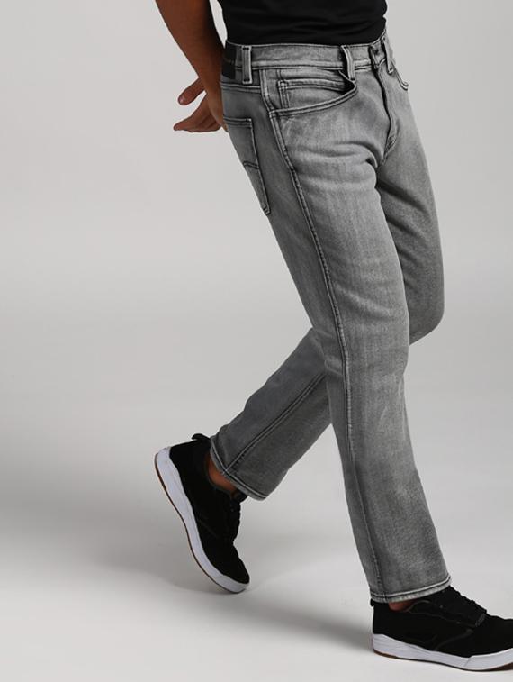grey light washed jeans - 16027839 - Zoom Image - 2