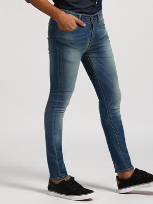 blue heavy washed jeans - 16027864 - Standard Image - 2