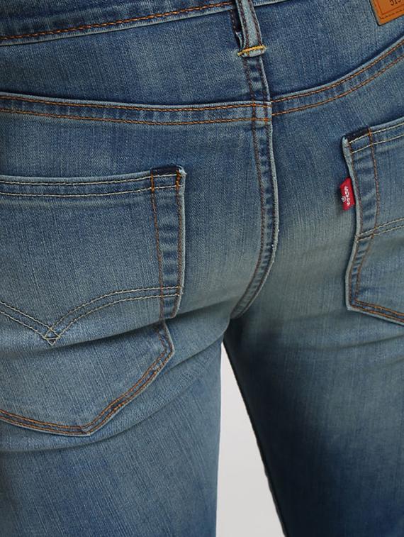 blue heavy washed jeans - 16027864 - Zoom Image - 5