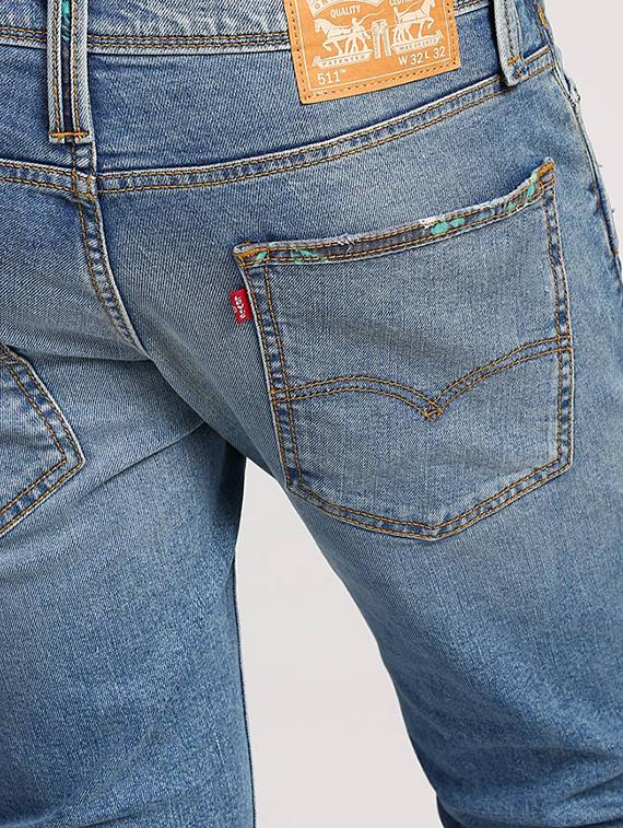 blue light washed jeans - 16027918 - Zoom Image - 5