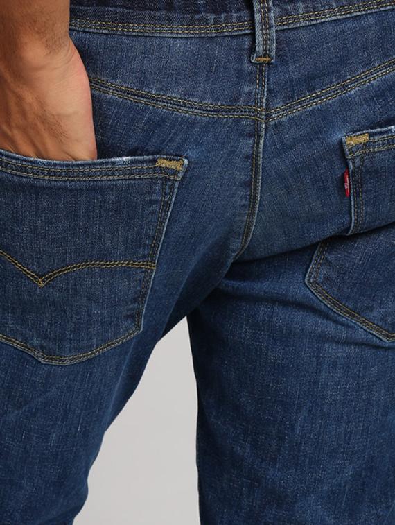blue heavy washed jeans - 16027924 - Zoom Image - 5