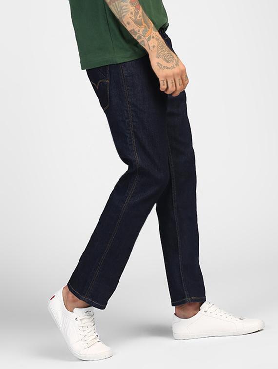 blue cotton plain jeans - 16027934 - Zoom Image - 2