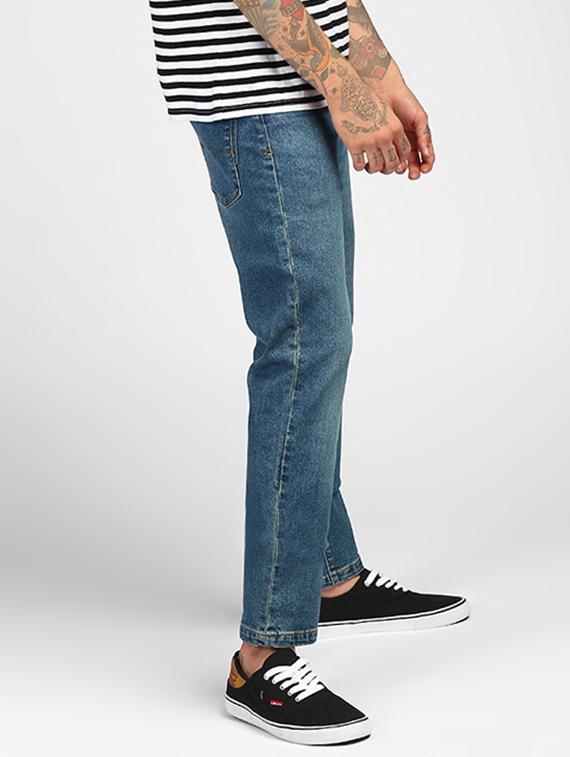 blue cotton light washed jeans - 16027936 - Zoom Image - 2
