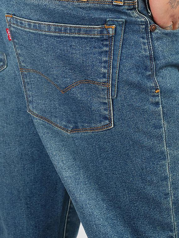 blue cotton light washed jeans - 16027938 - Zoom Image - 5