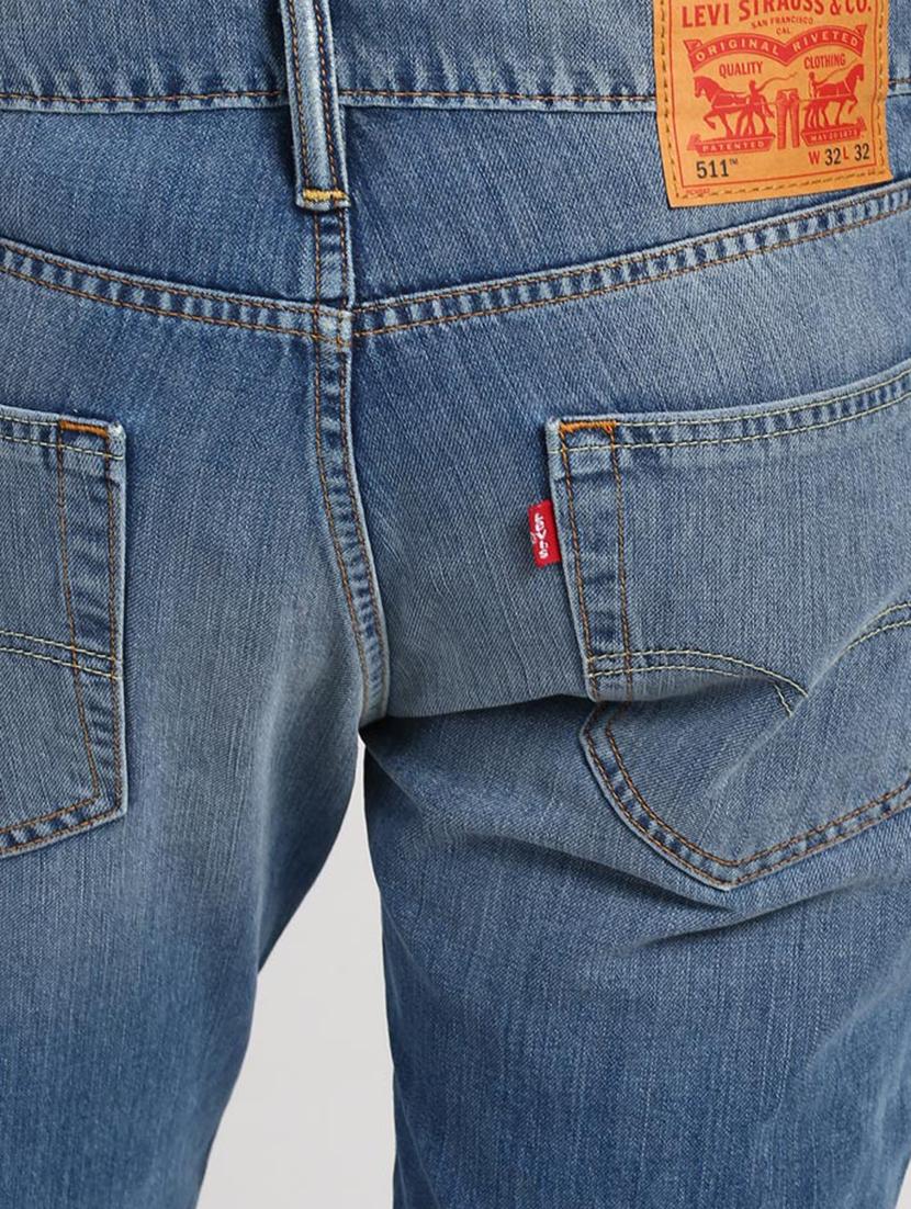 blue light washed jeans - 16028010 - Zoom Image - 5