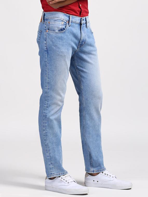 blue light washed jeans - 16028019 - Zoom Image - 2