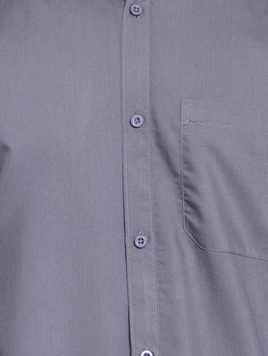 grey cotton casual shirt - 16028957 - Standard Image - 5