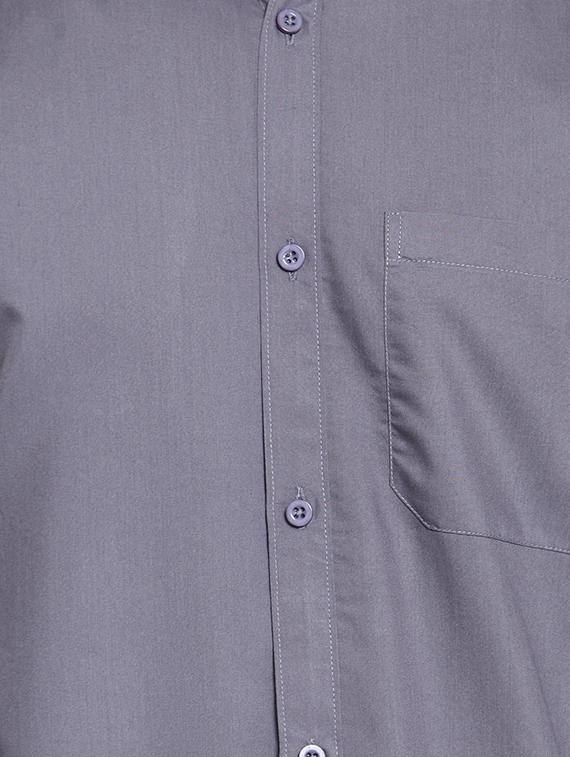 grey cotton casual shirt - 16028957 - Zoom Image - 5