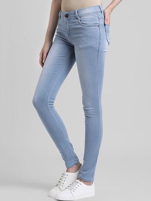 stone washed skinny jeans - 16029177 - Standard Image - 2
