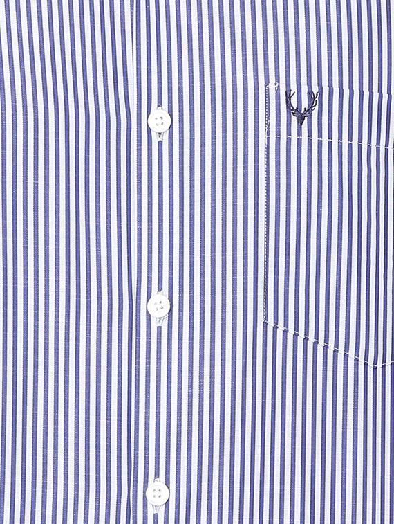blue cotton casual shirt - 16040245 - Zoom Image - 5