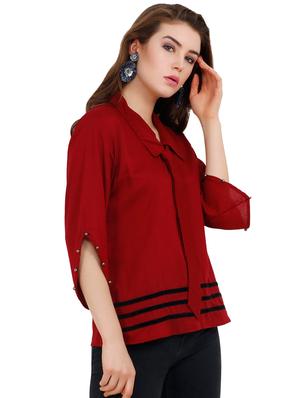 tie knot contrast piped top - 16041212 - Standard Image - 2