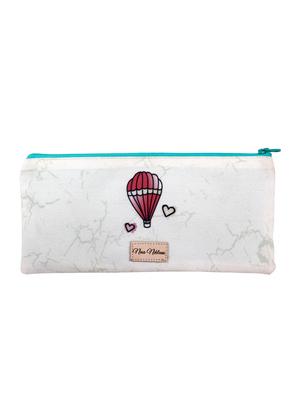 white canvas regular clutch - 16041597 - Standard Image - 2