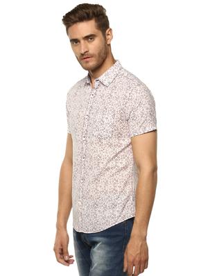 white floral printed casual shirt - 16043224 - Standard Image - 2