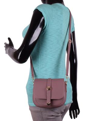 purple leatherette (pu) regular sling bag - 16047442 - Standard Image - 5