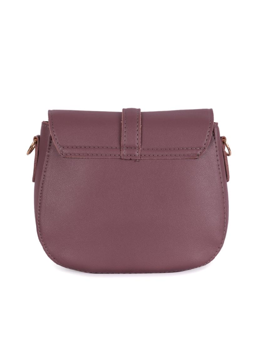 purple leatherette (pu) regular sling bag - 16047442 - Zoom Image - 2