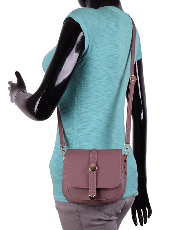 purple leatherette (pu) regular sling bag - 16047442 - Zoom Image - 5
