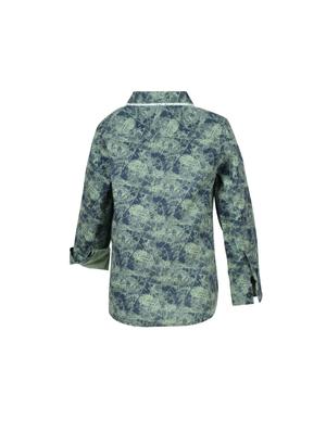 roll up sleeved abstract print shirt - 16048277 - Standard Image - 2