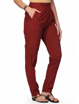 solid straight tapered pant - 16049756 - Standard Image - 2