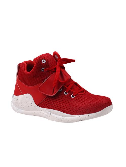 red mesh sport shoes - 16050083 - Standard Image - 1