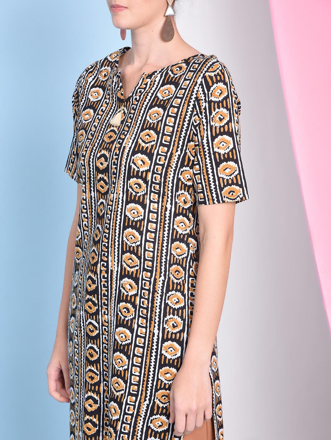 Printed straight kurta - 16050758 - Zoom Image - 5