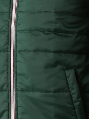 green polyester quilted jacket - 16051056 - Standard Image - 5